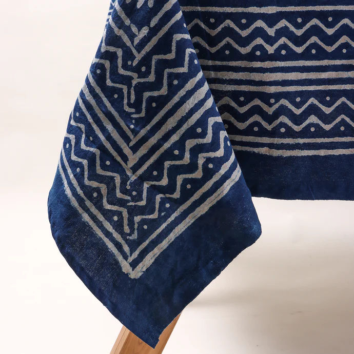 Hand Block Print Cotton Table Cover